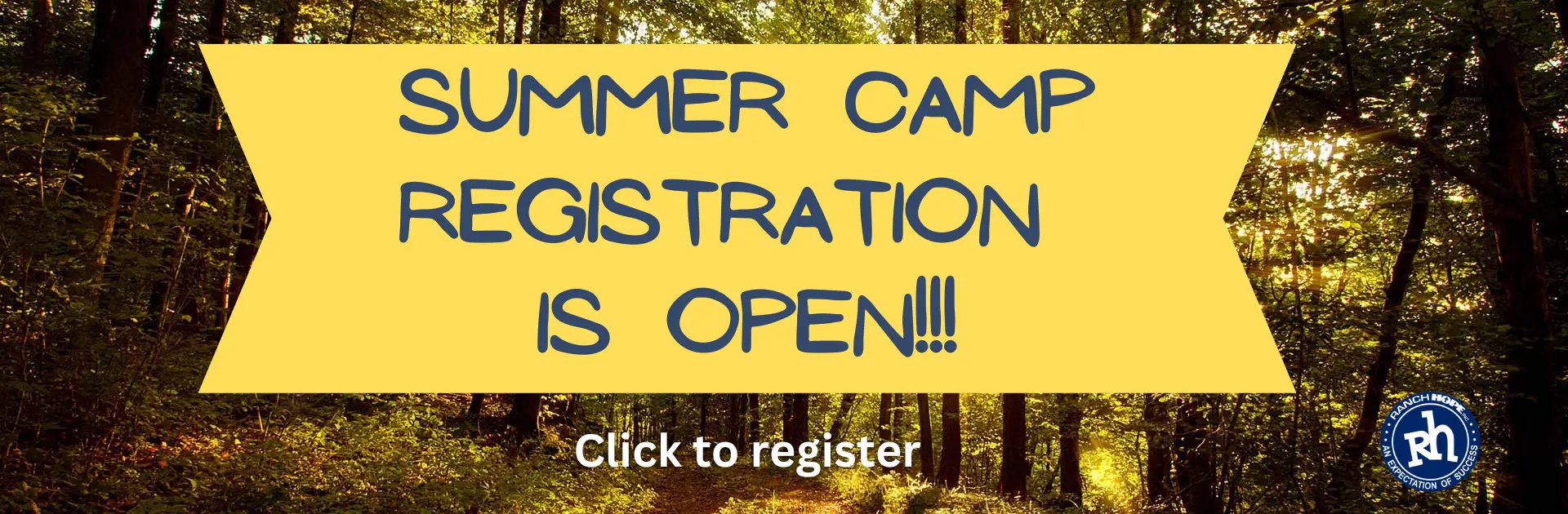 Summer Camp Registration is open!